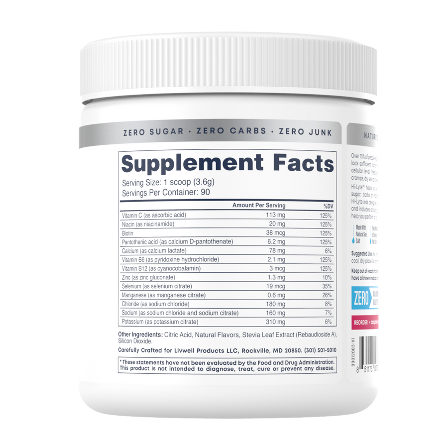 Electrolytes Powder Mix