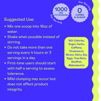 K1000 Electrolytes Powder Mix - Blue Raspberry