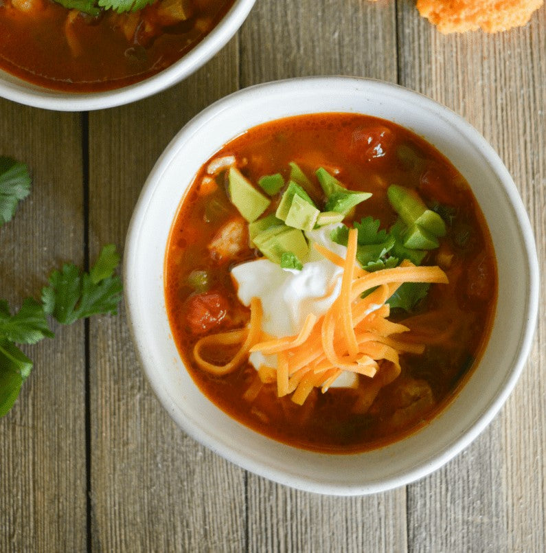 Keto Chicken Taco Soup