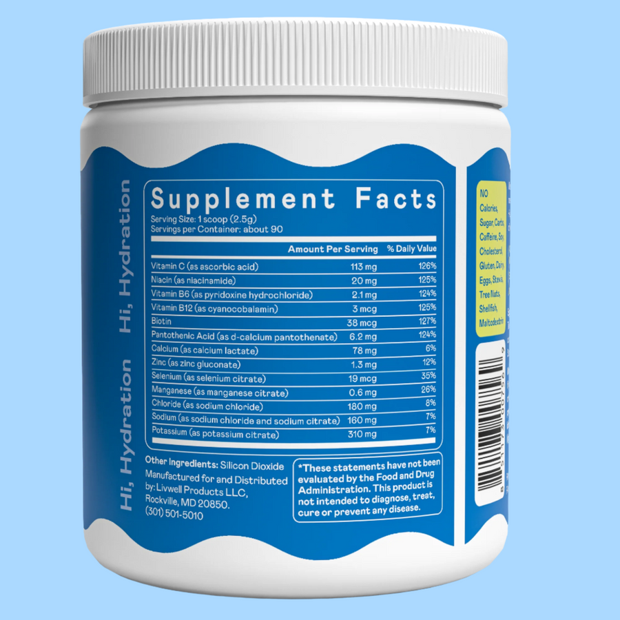 Electrolytes Powder Mix - Unflavored