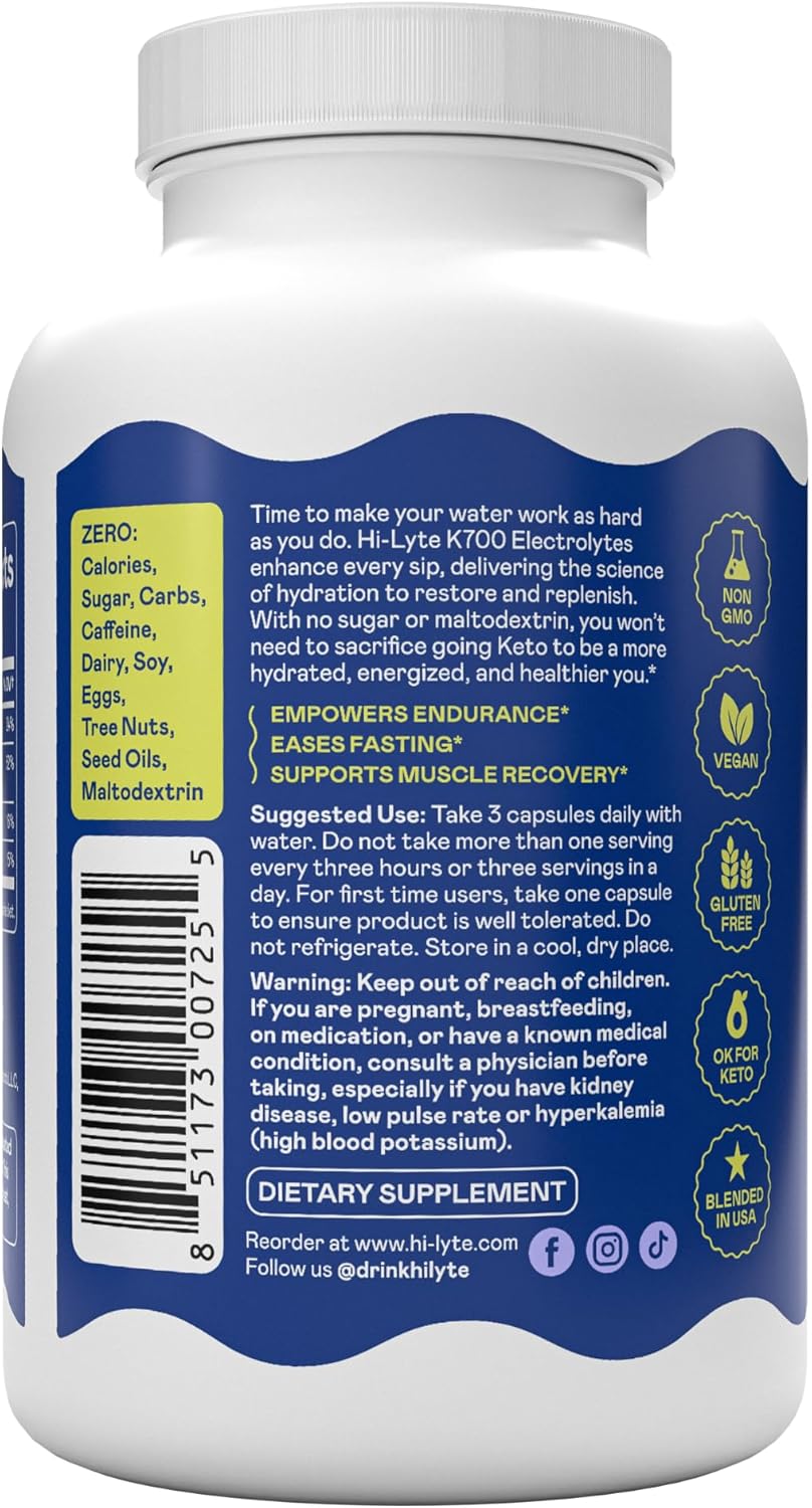 K700 Electrolytes Quick Caps - Unflavored