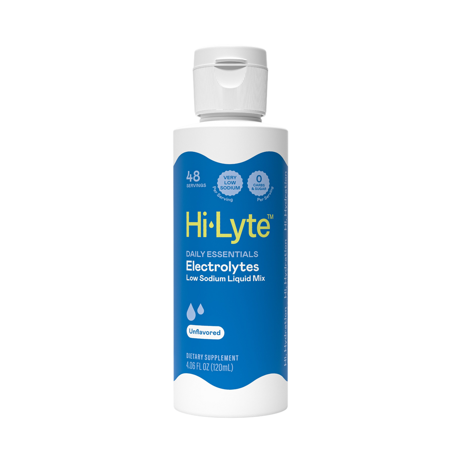 Low Sodium Electrolytes Liquid Mix - Unflavored