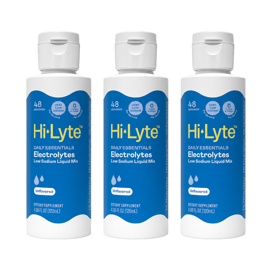 Low Sodium Electrolytes Liquid Mix - Unflavored