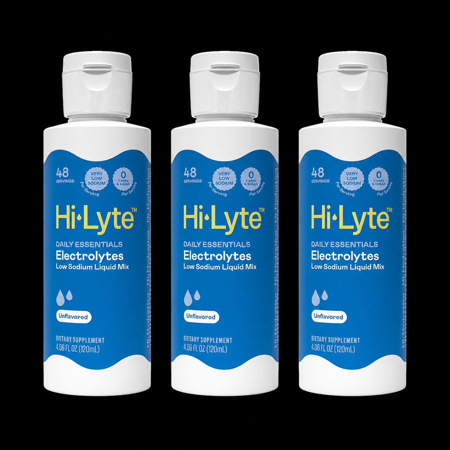 Low Sodium Electrolytes Liquid Mix - Unflavored