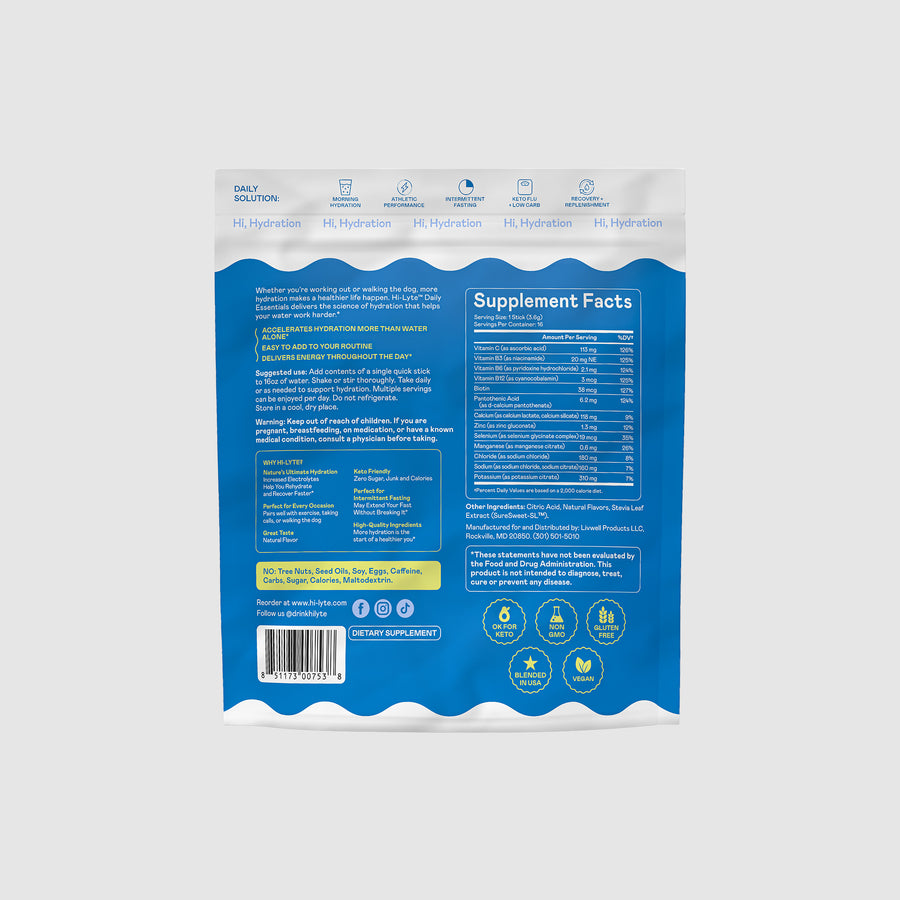 Electrolyte Quick Sticks