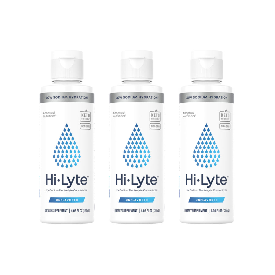 Low Sodium Electrolytes Liquid Mix - Unflavored