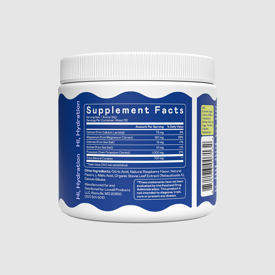 K1000 Electrolytes Powder Mix - Blue Raspberry