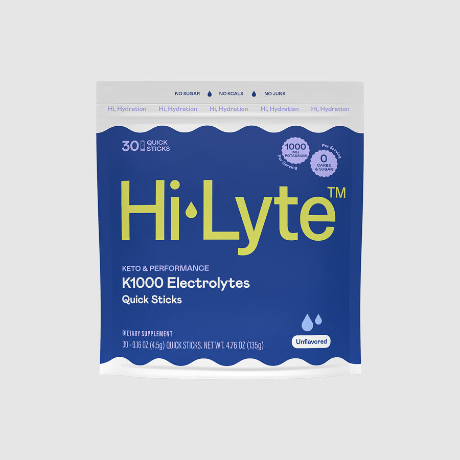 K1000 Electrolytes Quick Sticks - Unflavored