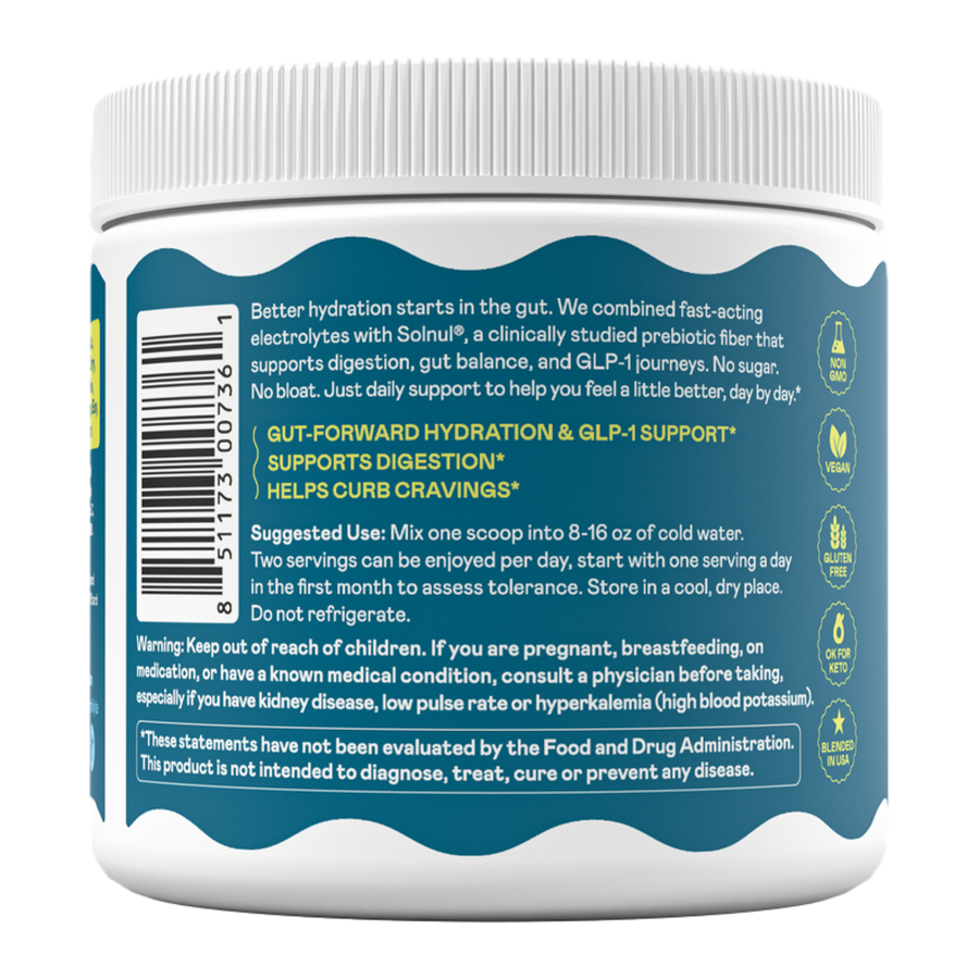 Electrolytes + Prebiotics Fiber Powder Mix